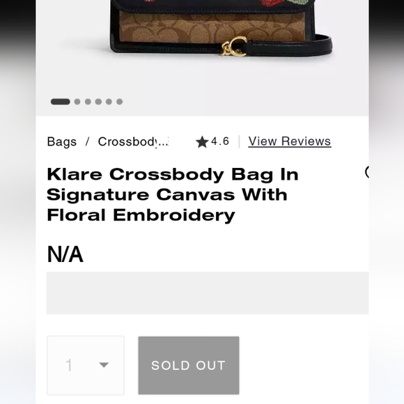 Coach, Unique & Rare Luxury; NWOT; Navy - Picture 11 of 12